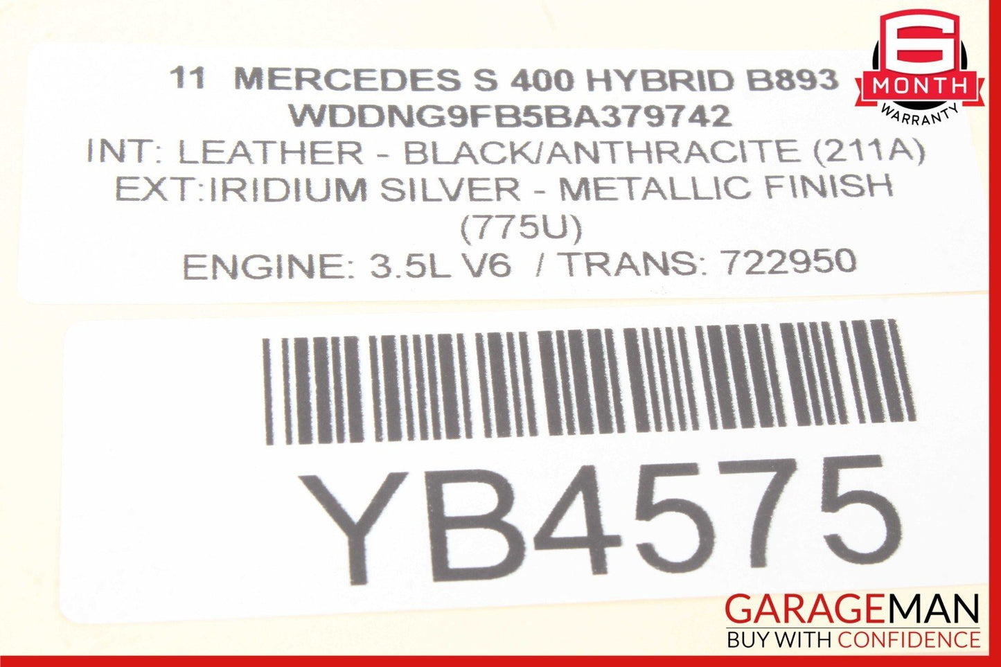 07-13 Mercedes W221 S400 Front Right Side Exterior Door Handle Keyless