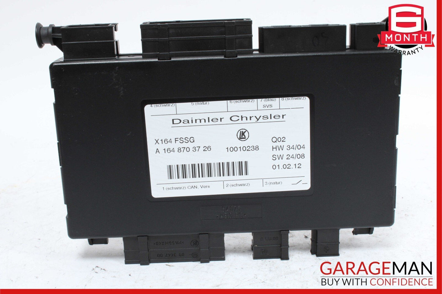 07-12 Mercedes X164 GL450 GL550 Third Seat Row Power Folding Control Module OEM