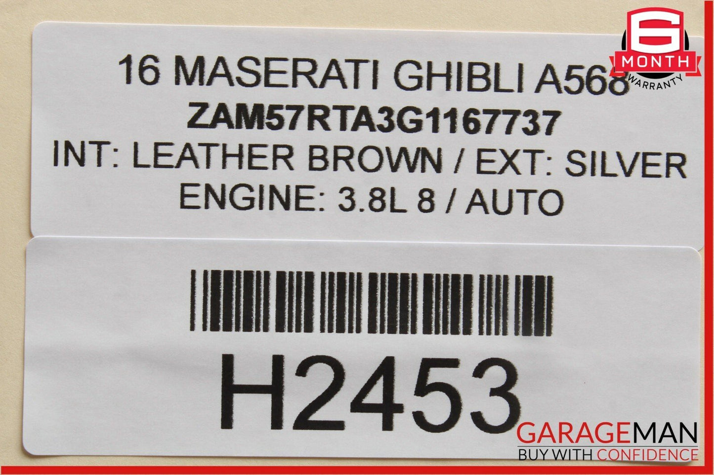 14-17 Maserati Ghibli HUB Passive Entry Control Module 670008068