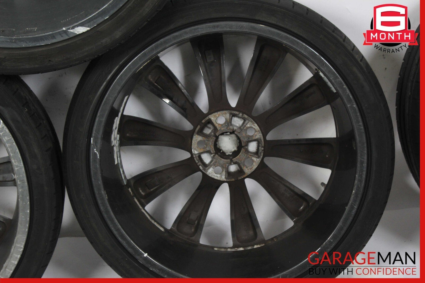 12-17 Tesla Model S Staggered Complete Wheel Tire Rim Set 8.5x9 21" R21 OEM