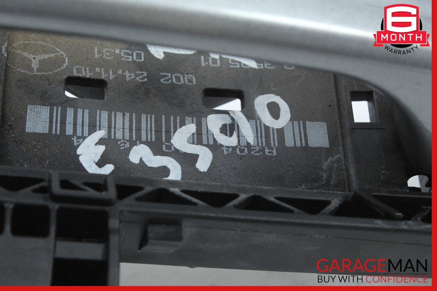 10-13 Mercedes W212 E350 Rear Right Exterior Door Handle Silver OEM