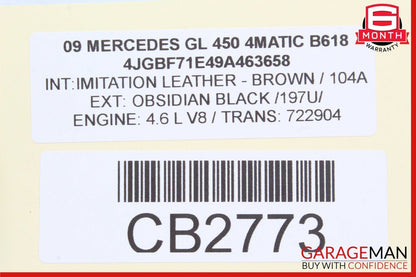 06-12 Mercedes X164 GL450 ML450 Hazard Control Switch Panel 1648709210 OEM