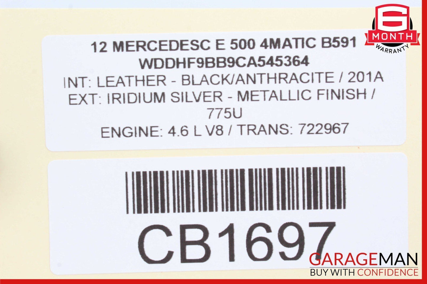 11-20 Mercedes W212 E550 SL550 S550 M278 Engine Motor Crankshaft Crank Shaft OEM