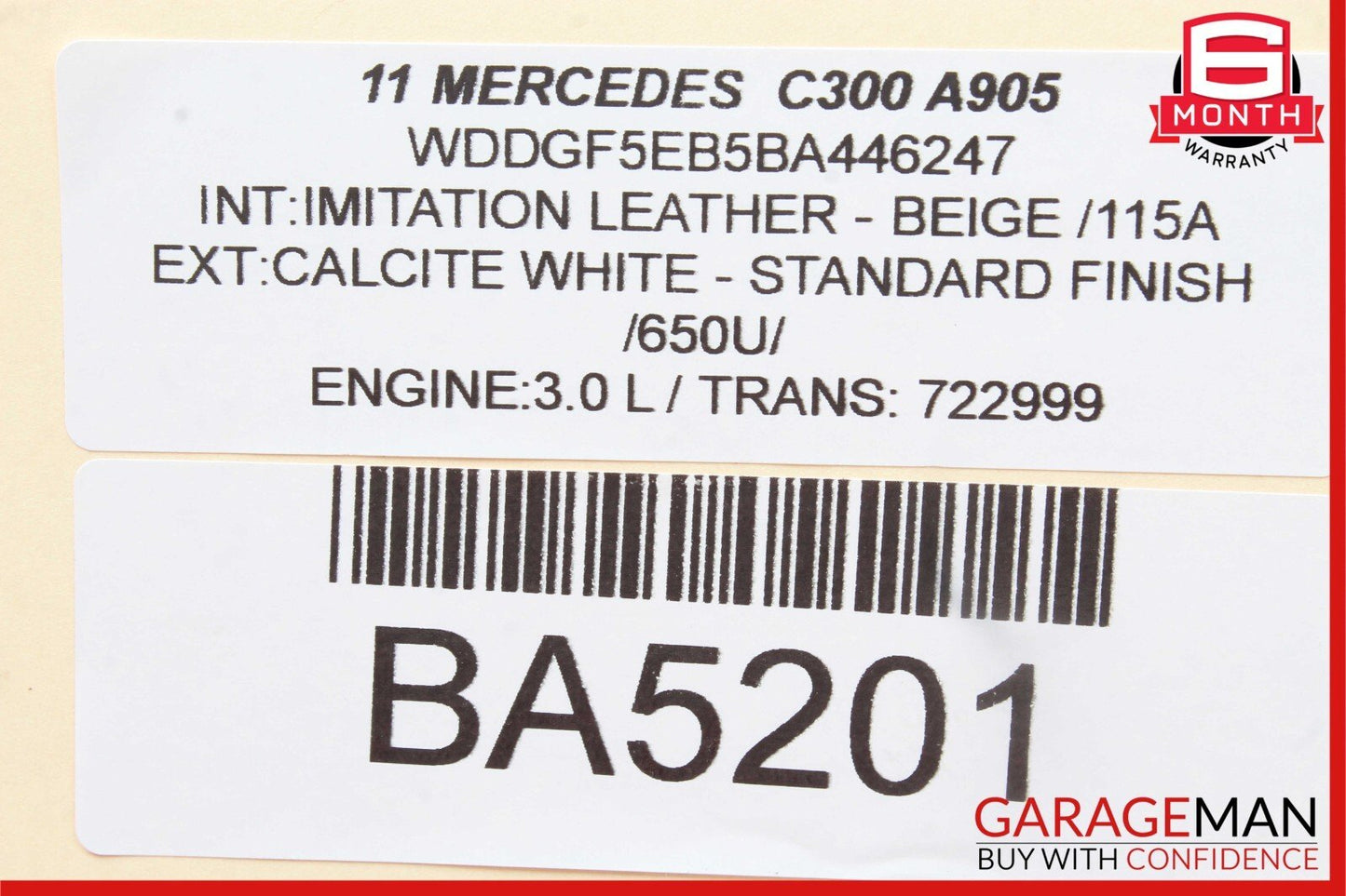 08-14 Mercedes W204 C300 C250 C350 RWD Floor Gear Shifter Shift Selector Box OEM