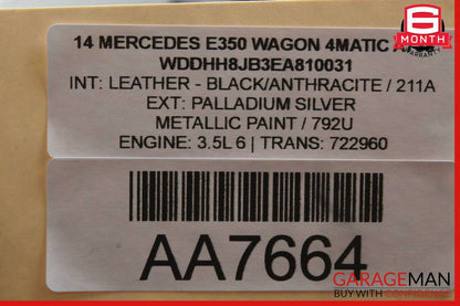 10-14 Mercedes W212 E350 Front Left Driver Side Door Window Regulator Motor OEM