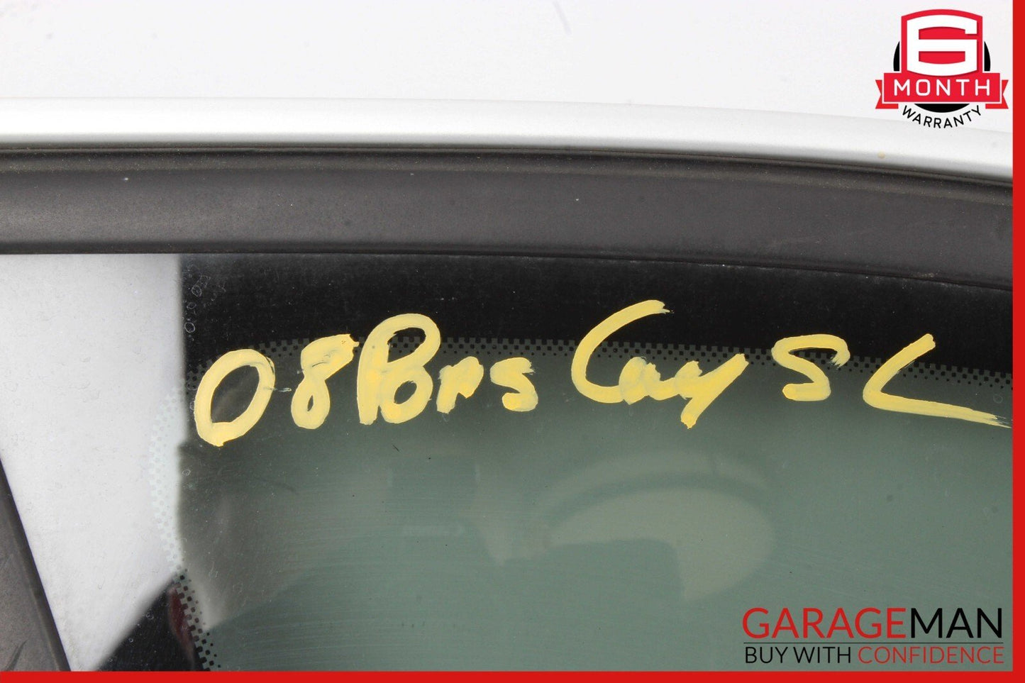 03-10 Porsche Cayenne S 955 957 Rear Left Door Quarter Window Glass Panel OEM