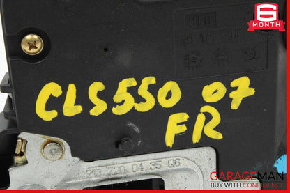 06-11 Mercedes W219 CLS550 CLS55 AMG Front Right Door Lock Latch Actuator OEM