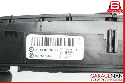 06-12 Mercedes X164 GL450 GL550 ML550 Hazard Control Switch Panel OEM