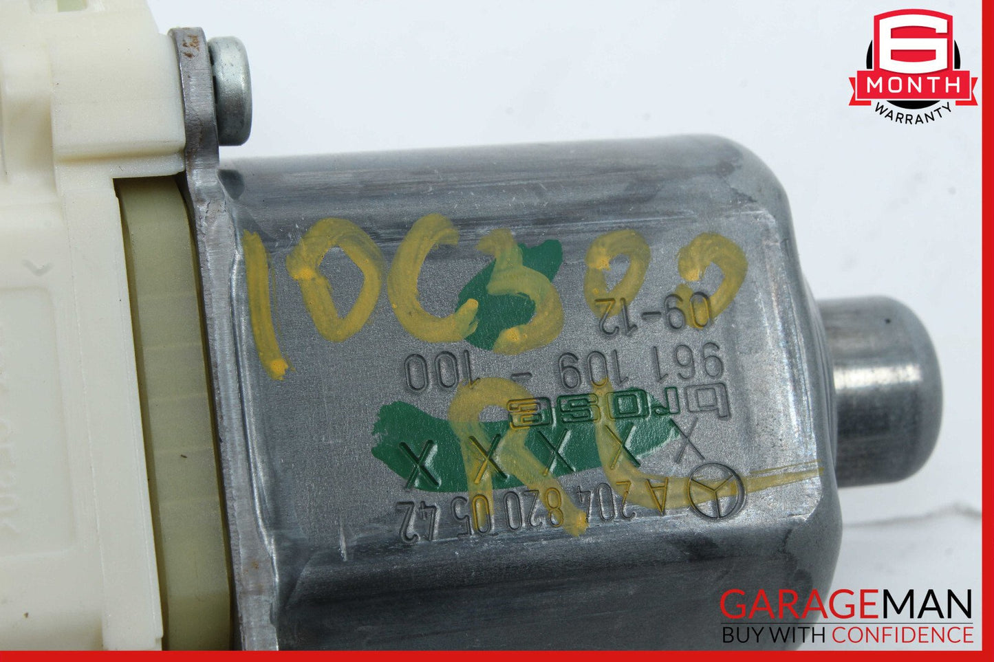 08-16 Mercedes W204 C300 GLK350 Rear Left Door Window Regulator Motor OEM