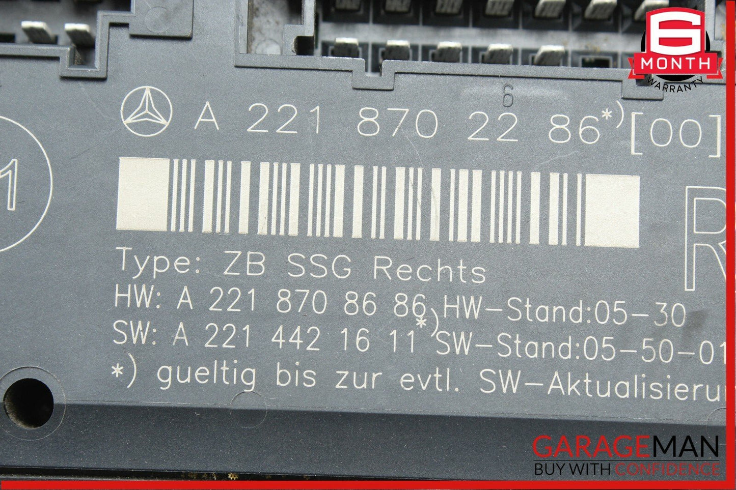 07-09 Mercedes W221 S550 Front Right Side Under Seat Controller Module Unit