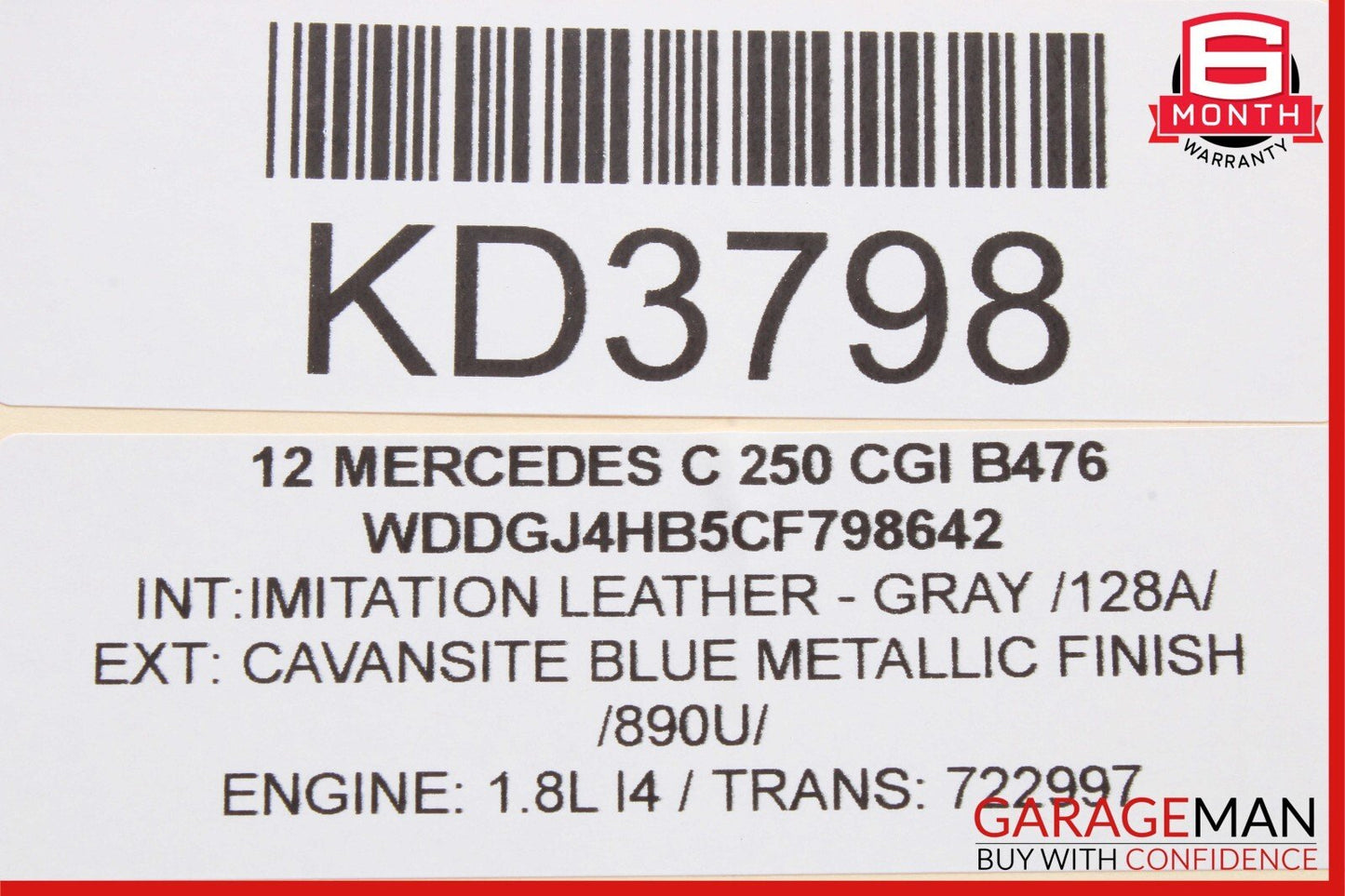 08-18 Mercedes W204 C250 C300 C350 Front Right Side Door Control Module Unit OEM