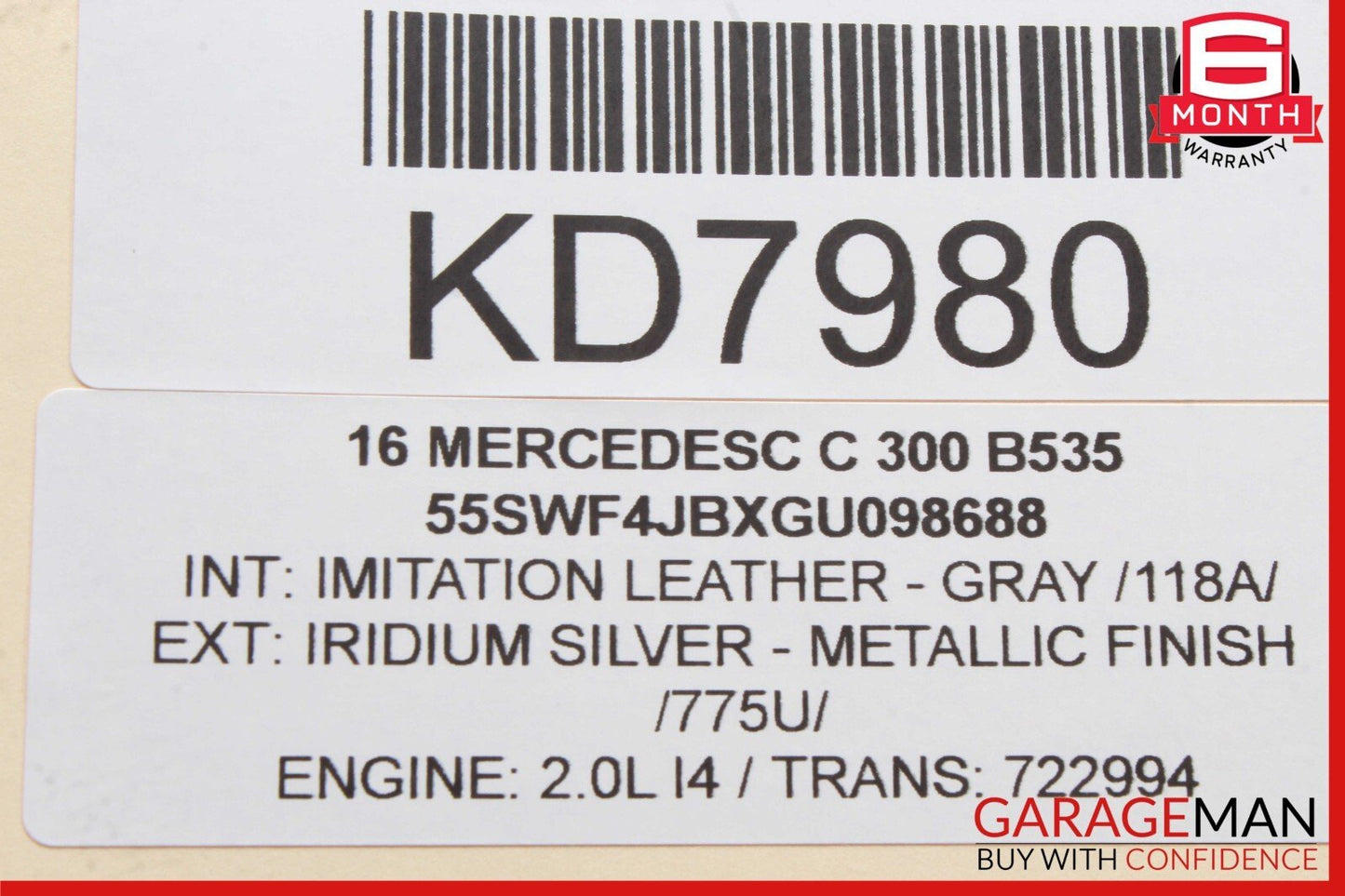 14-18 Mercedes W205 C300 CLA250 Rear Trunk Lid Lock Latch Actuator Mechanism OEM