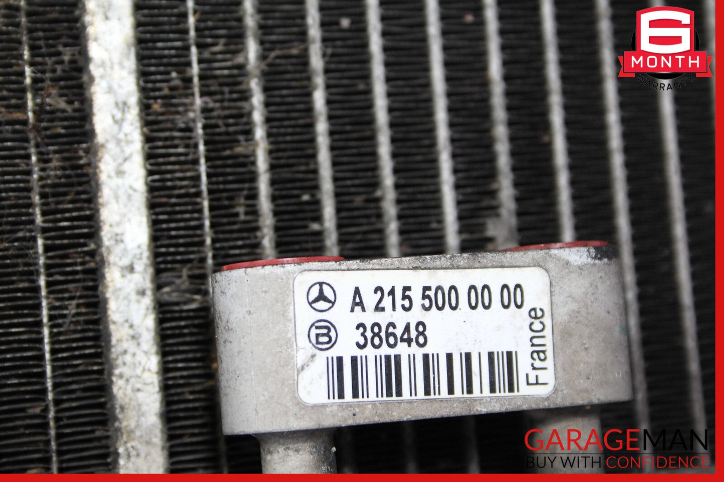 03-06 Mercedes R230 SL500 Cooling Radiator A/C Condensor Oil Cooler OEM