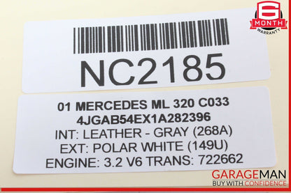 98-05 Mercedes W163 ML320 ML500 Front Right Passenger Side Seat Belt Retractor