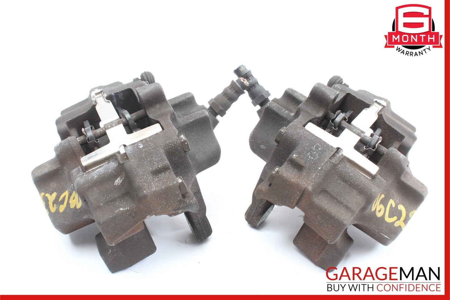 01-11 Mercedes C280 C230 SLK300 Rear Side Brake Caliper Calipers Set of 2 Pc