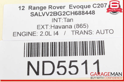 12-15 Range Rover Evoque Suspension Terrain Control Switch BJ3214B596AC OEM