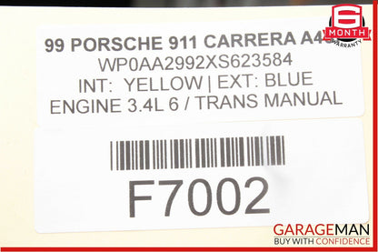 99-05 Porsche 911 Carrera 996 Rear Right Suspension Lower Control Arms OEM