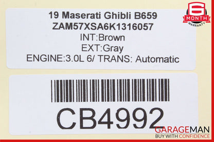 14-19 Maserati Ghibli M157 Rear Left Side CV Axle Shaft Drive Shaft Driveshaft
