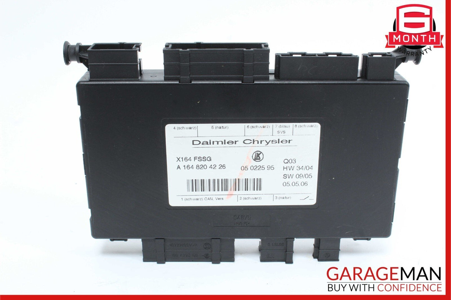 07-12 Mercedes GL450 Rear 3rd Third Row Seat Power Folding Controller Module
