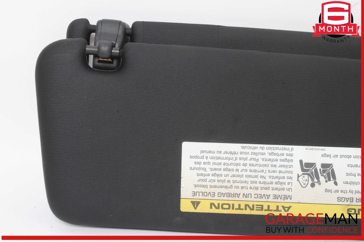 11-14 Porsche Cayenne 958 Front Left Driver Side Sun Visor Sunvisor OEM