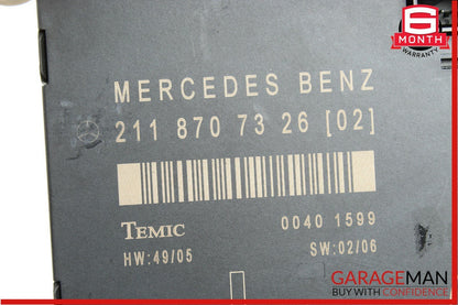 03-09 Mercedes W211 E350 E63 AMG Front Left Driver Side Door Control Module OEM