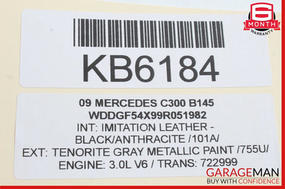 08-18 Mercedes W204 C300 GLK350 C250 Rear Right Side Door Control Module OEM