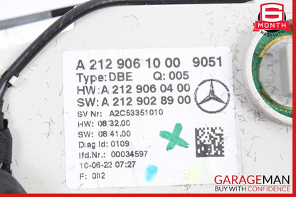 10-16 Mercedes W212 E550 Front Upper Overhead Dome Light Reading Map Lamp Black