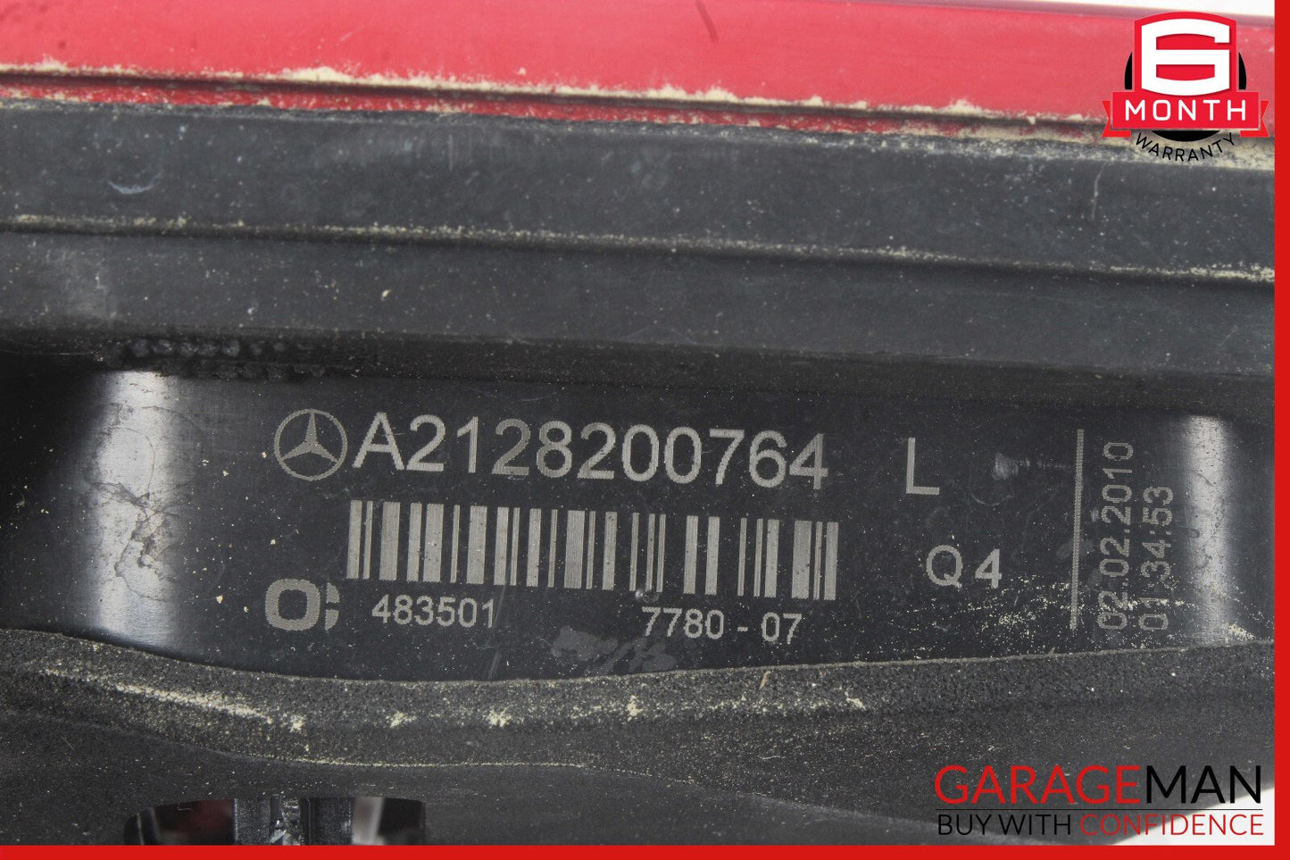 10-13 Mercedes W212 E350 E550 E63 AMG Sedan Rear Left Side Inner Tail Light Lamp