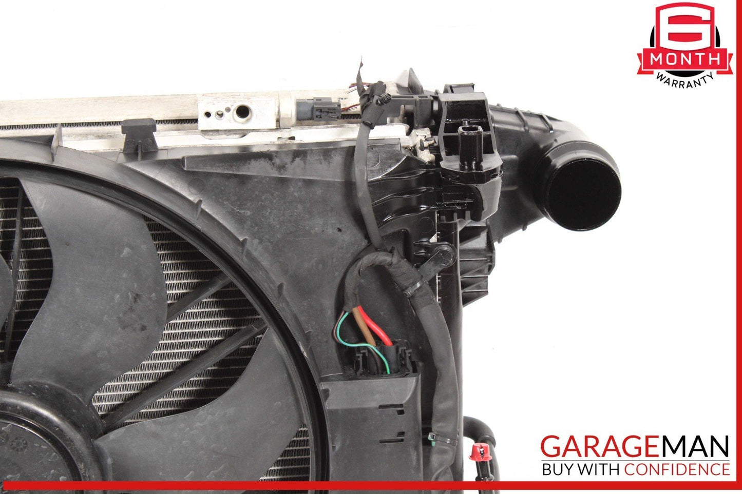 12-15 Mercedes W204 C250 Engine Motor Cooling Radiator A/C AC Condenser Assembly