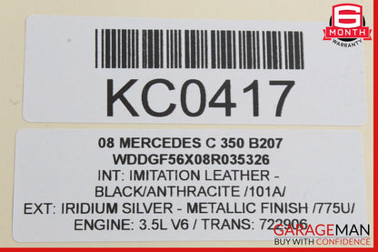 08-18 Mercedes W204 C350 C250 E400 Front Right Side Door Control Module OEM