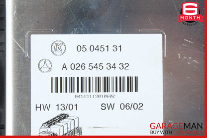 03-12 Mercedes R230 SL500 SL55 SL65 AMG Rear SAM Fuse Box Relay Module Assembly