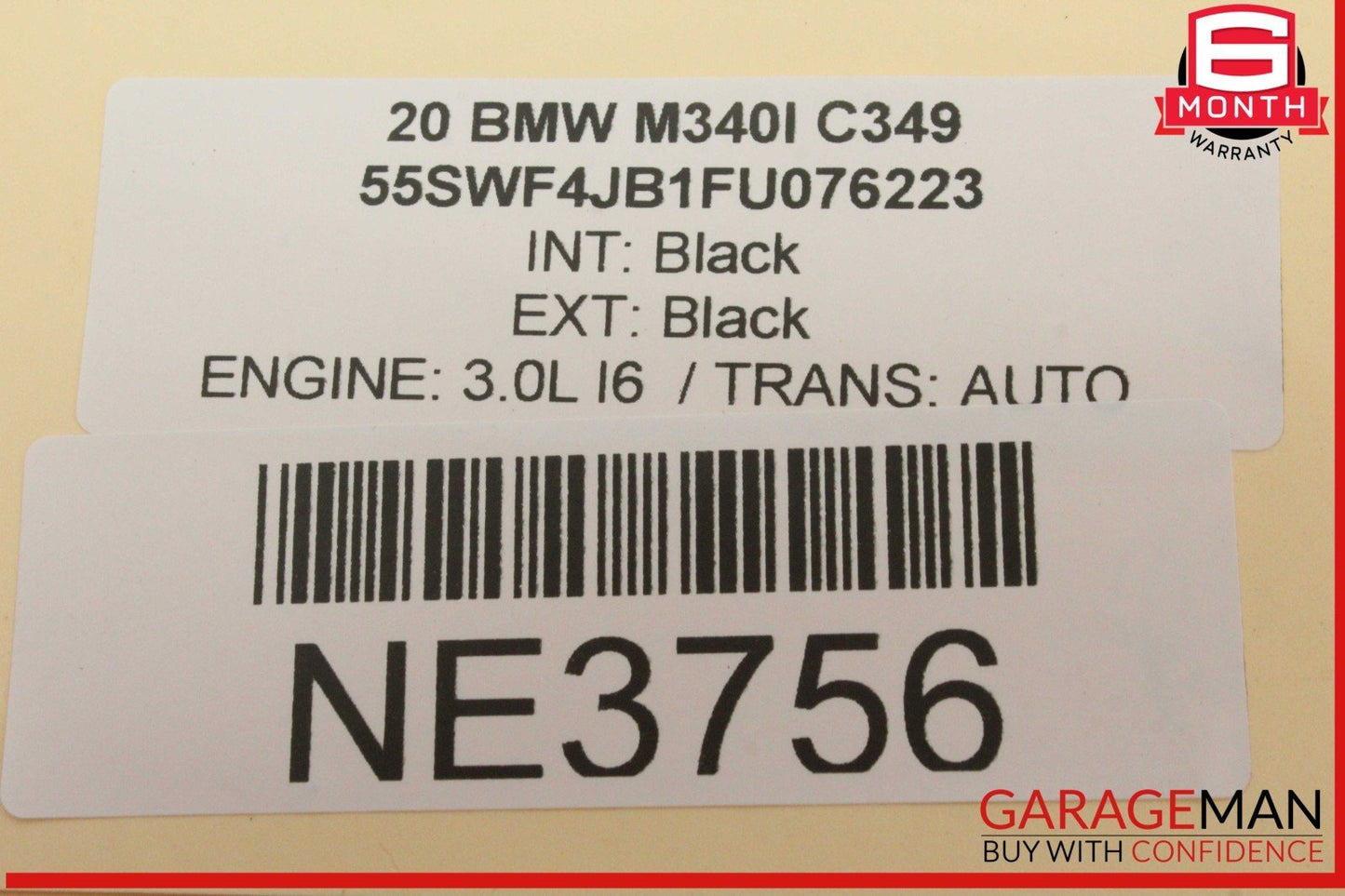 19-24 BMW M340i 330e G20 Rear Right Passenger Side Inner Tail Light Lamp OEM