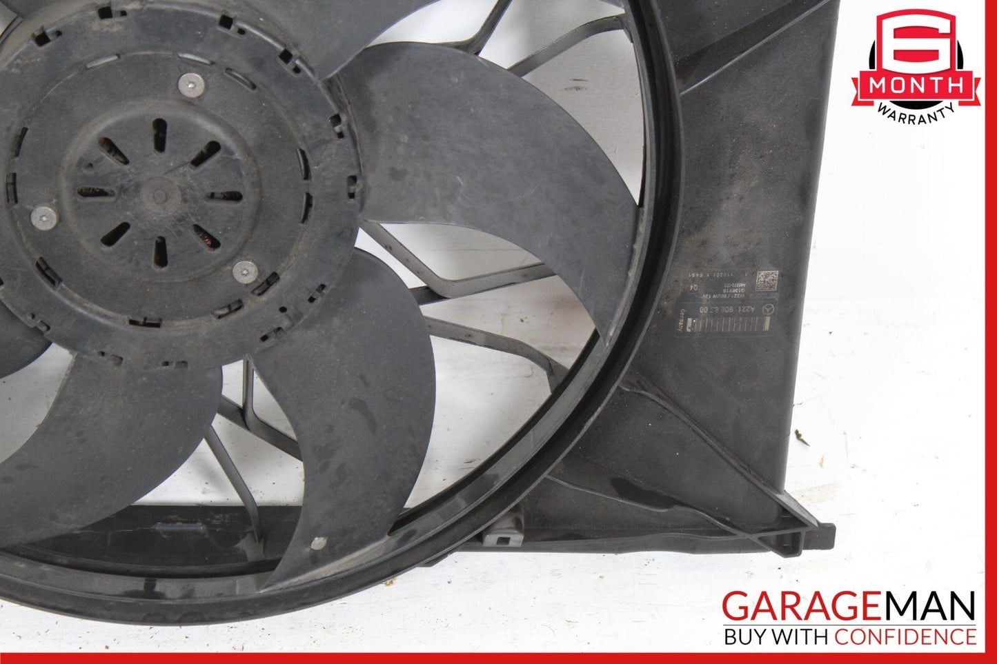 07-13 Mercedes W221 S400 S550 Engine Cooling Fan Motor Assembly 2215000993 OEM