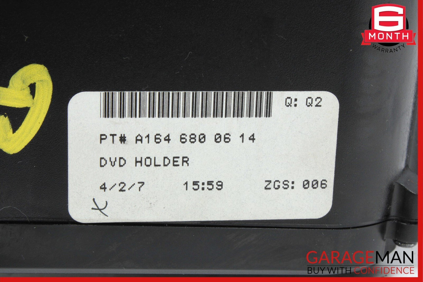06-12 Mercedes X164 GL450 GL550 R550 ML63 AMG DVD Player Video Splitter