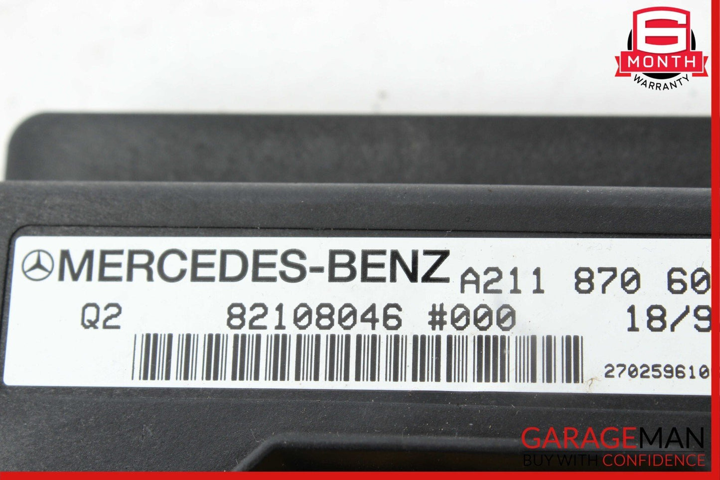 06-09 Mercedes W211 E350 ML350 Front Right Seat Weight Sensor Control Module OEM
