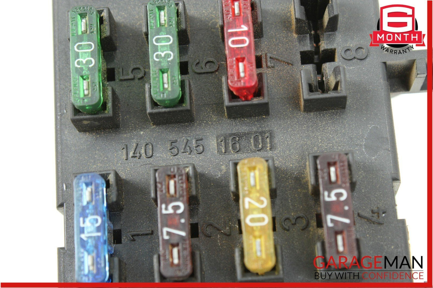 92-95 Mercedes W140 500SEL S320 Rear Trunk Fuse Relay Box Control Module OEM
