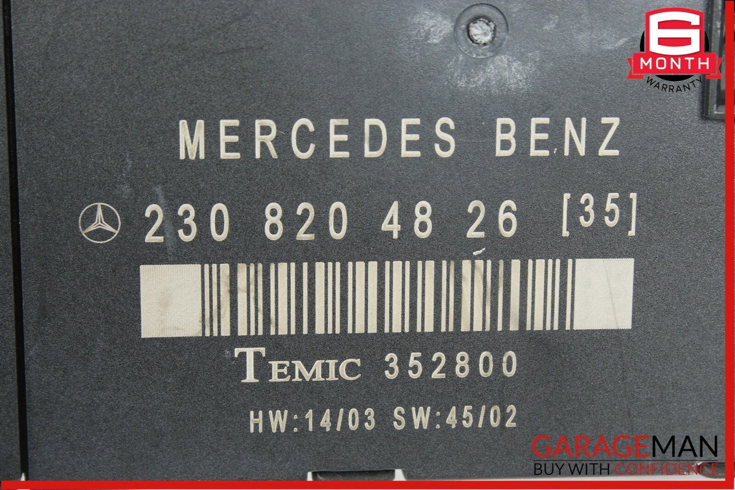 03-08 Mercedes R230 SL600 SL500 Front Right Passenger Door Control Module Unit