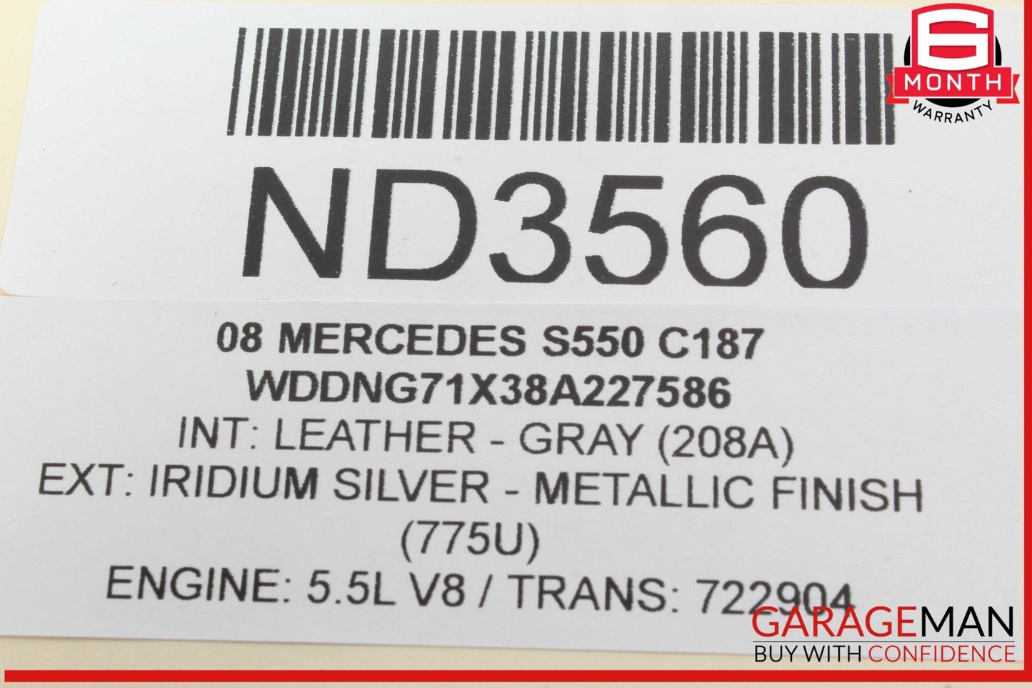 07-09 Mercedes W221 S550 S600 Front Left Side Seatbelt Seat Belt Retractor OEM