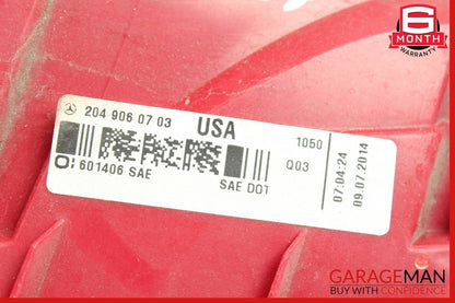 12-14 Mercedes W204 C250 Rear Right Passenger Side Taillight Tail Light Lamp