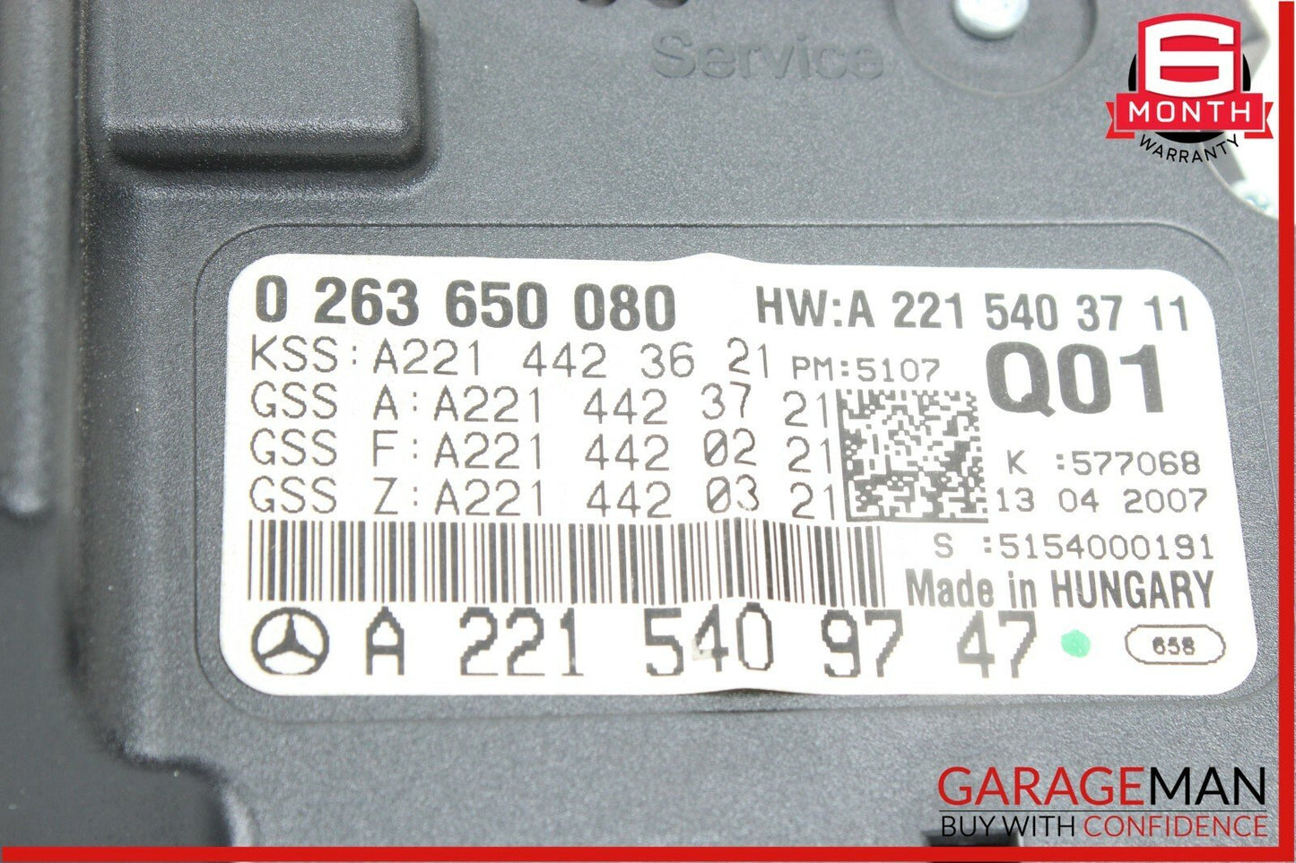 07-09 Mercedes W216 CL550 S600 Speedometer Odometer Instrument Cluster Gauge OEM