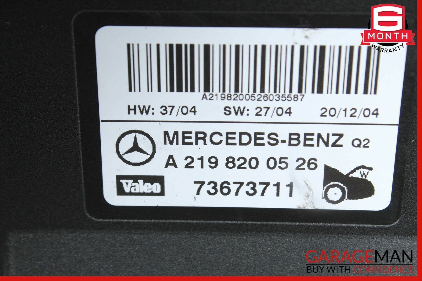 06-11 Mercedes W219 CLS500 Rear Trunk Lid Lock Remote Release Control Module