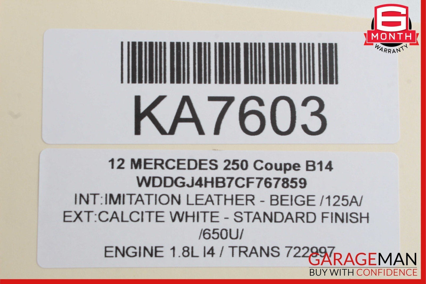 08-20 Mercedes C250 SLK350 E350 Front Right Side Door Lock Latch Actuator