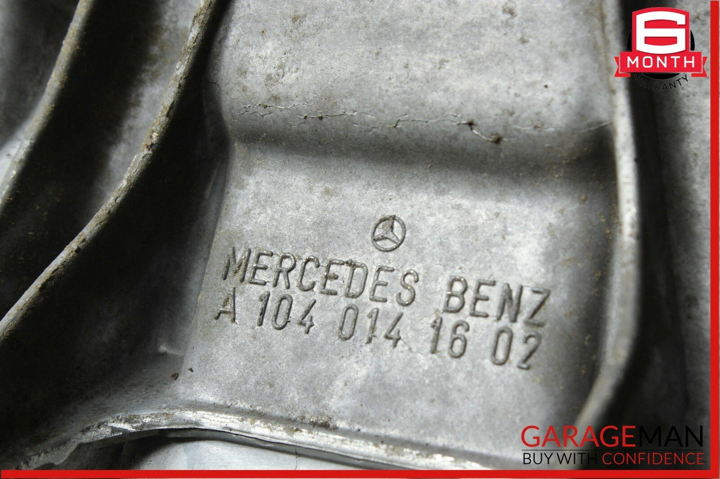 98-02 Mercedes W210 E320 4Matic AWD Engine Motor Upper Oil Pan 1040141602 OEM