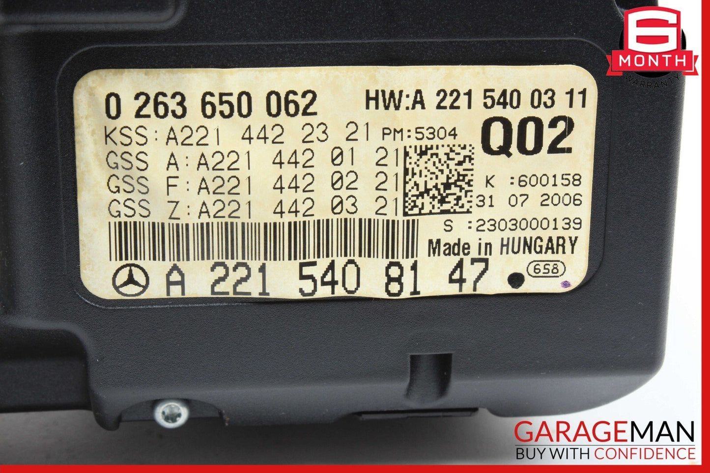 07-10 Mercedes W221 S600 CL600 Speedometer Odometer Instrument Cluster Gauge OEM