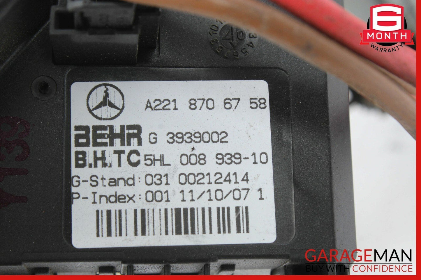 07-13 Mercedes S550 CL550 A/C AC Air Conditioning Heater Fan Blower Motor OEM