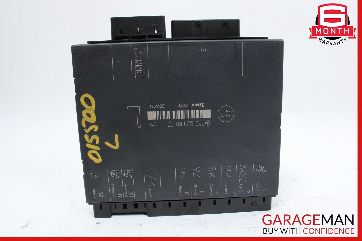 00-06 Mercedes W220 S500 S430 S55 Front Left Seat Control Module 2208206826 OEM