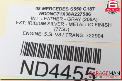 07-14 Mercedes W221 S550 CL550 Rear Left / Right Side Upper Control Arm OEM