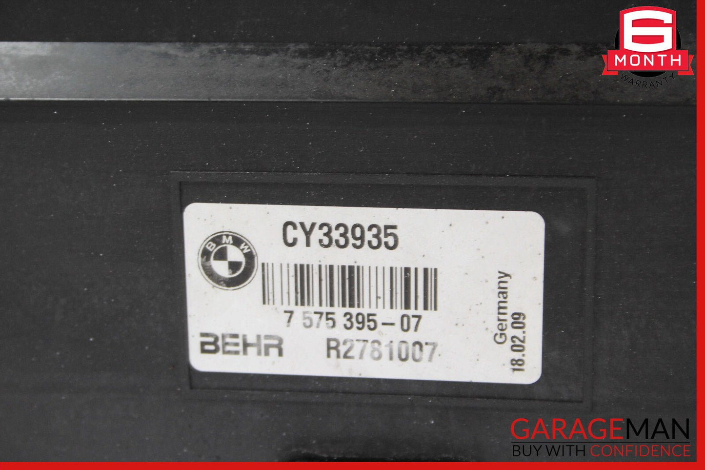 09-12 BMW 750i Radiator Cooling Fan Motor AC Condenser Intercooler Assy
