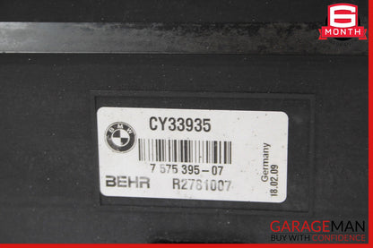 09-12 BMW 750i Radiator Cooling Fan Motor AC Condenser Intercooler Assy