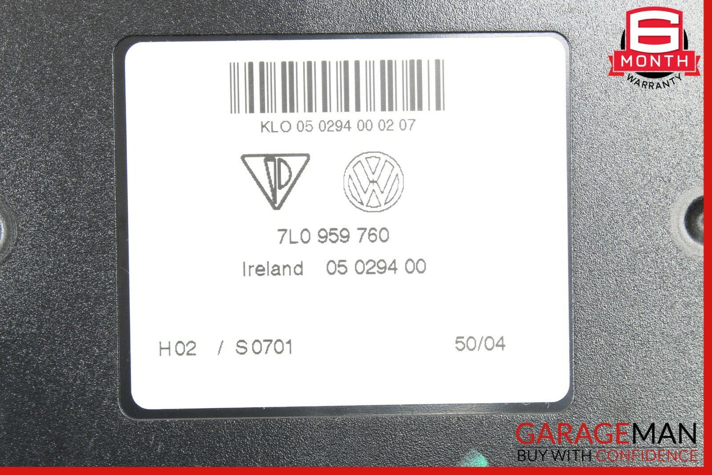 03-06 Porsche Cayenne 955 Front Left / Right Side Seat Adjustment Memory Module